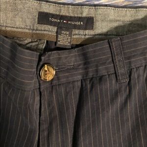 Men’s Navy Striped Slacks Tommy Hilfiger